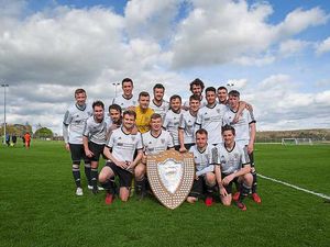 Supporting image for story: Haughmond get their hands on Premier trophy