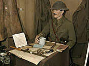 Supporting image for story: Visitors get into military mode