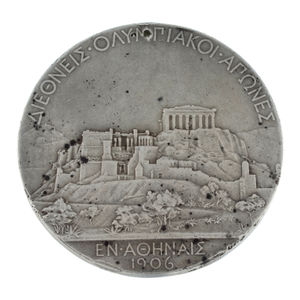 Rare Olympic medal over 100 years old.