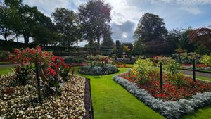 The Dingle in the heart of Shrewsbury's Quarry.