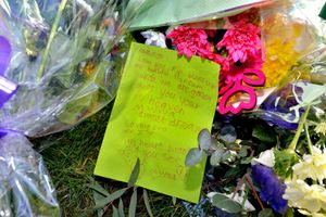 Tributes in Chadwick Close