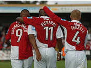 Supporting image for story: Harriers 1 Oxford 0