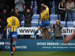 Supporting image for story: Shaun Whalley 'relieved' to celebrate with Shrewsbury fans again