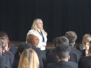 Supporting image for story: Campaigner whose son was murdered speaks to Lichfield students about impact of knife crime
