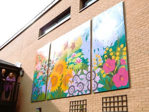 Supporting image for story: Wolverhampton palliative care charity unveils inspiring new artwork at headquarters
