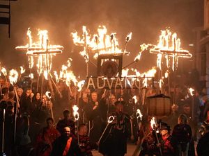 Supporting image for story: Streets packed for annual Lewes bonfire parade