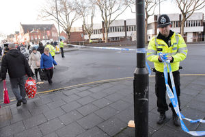 Police taped off parts of Walsall town centre