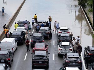 Supporting image for story: Major road among those flooded as torrential rain hits Toronto
