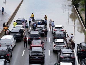 Supporting image for story: Major road among those flooded as torrential rain hits Toronto