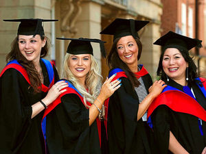Supporting image for story: Watch: Shrewsbury students hold graduation parade
