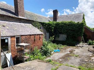 The yard outside the old school. Photo: Halls Commercial/Rightmove