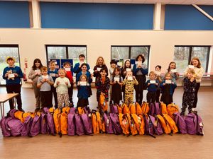 Supporting image for story: West Felton gets packing! School pupils busy fundraising for the year ahead