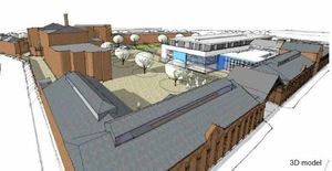 Artist's impression of the developed Springfield Brewery