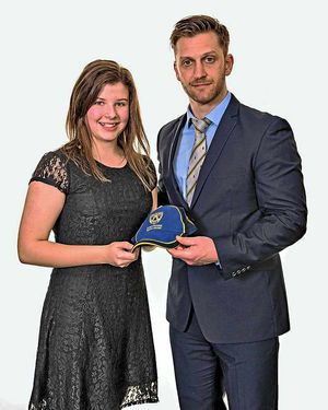 Junior colours cap winner Zoe Griffiths. Pictures by Kidz In Sport.