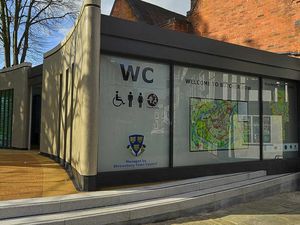 Supporting image for story: Shrewsbury public toilets closed after vandals try to steal used needles with a crowbar