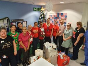 Supporting image for story: Shropshire hospital staff donate Christmas gifts for victims of domestic abuse