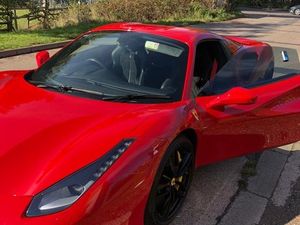 Supporting image for story: Police stopped this Ferrari at M6 Junction 10 after driver parked up to wait for friend