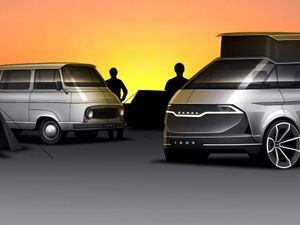 Supporting image for story: Skoda designer revisits classic 1203 van as a camper for the 21st century