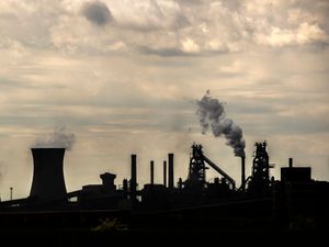 A steel plant