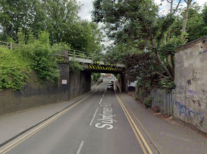 The bridge on Summer Road, Erdington. 