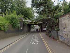 Supporting image for story: Cross City rail line from Birmingham New Street to Lichfield closed after fourth lorry collides with Erdington bridge in one month