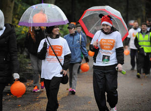 The bad weather didn't stop Pam and Aimee Crouch
