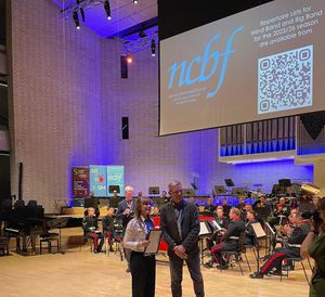 Wrekin College Concert Band wowed the audience with an innovative and poignant performance of Inchon by Robert W Smith seeing them rise for a standing ovation at the end - a rare response at a NCBF event. Photo: Wrekin College