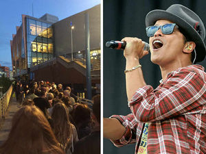 Supporting image for story: Bruno Mars fans in ticket chaos at Birmingham's Barclaycard Arena