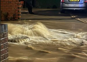 Flooding captured by Telford resident Wendi Richards
