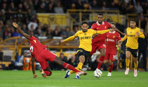 Wolves v Liverpool match action (Getty)