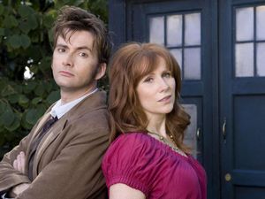 Supporting image for story: Catherine Tate on ‘amazing accident of alchemy’ with David Tennant on Doctor Who