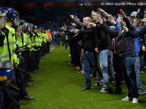 Supporting image for story: Arrests and pitch invasions mar Aston Villa's FA Cup victory over West Brom