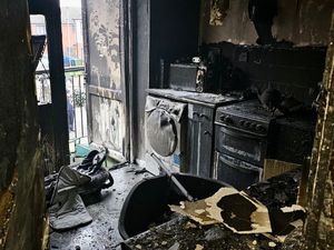 Supporting image for story: Friends and family rally round for woman who was rescued from devastating house fire by hero bin man