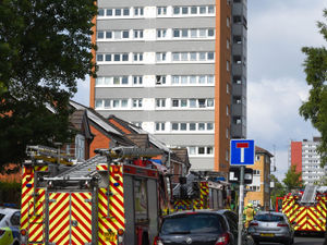 Supporting image for story: Residents evacuated after severe flat fire in Birmingham tower block