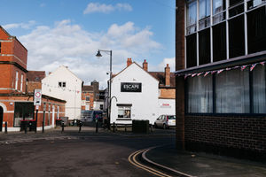 The bottom of modern Tan Bank in Wellington