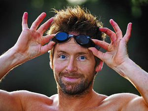 Supporting image for story: Shropshire's Ian postpones English Channel swim because of weather