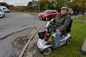 Ray is frustrated at the lack of repairs to road surfaces and drains like this one