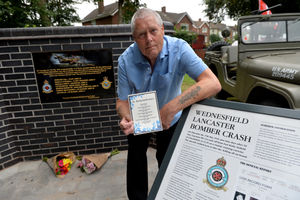 Ray Fellows campaigned for a memorial commemorating the airmen