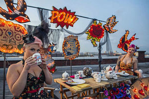 Supporting image for story: Just our cup of tea: Charlotte's crocks give new meaning to bone china