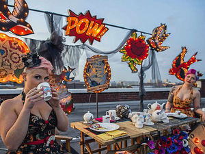 Supporting image for story: Just our cup of tea: Charlotte's crocks give new meaning to bone china