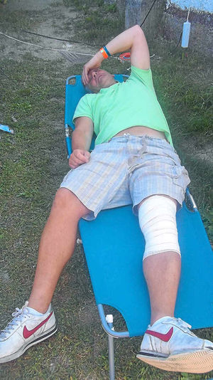 After he got back from the hospital