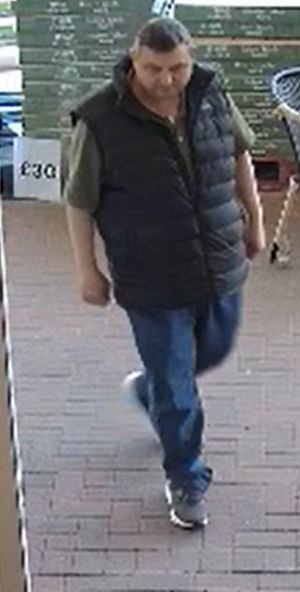 Dyfed-Powys Police want to speak to three men following a theft from Tesco