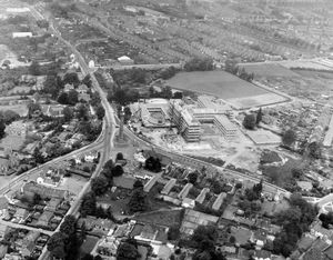 It's June 1965 and work on the new civic building is nearing completion.
