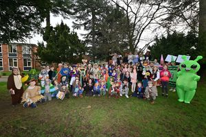 World Book day at Prestfelde School in Shrewsbury. Photo: Steve Leath