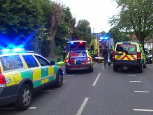Supporting image for story: Pair taken to hospital after Brierley Hill crash