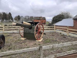Supporting image for story: Replica field gun will takes its place at a tourism attraction this summer