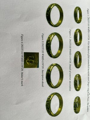 The ring has been declared treasure