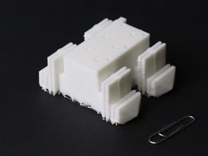 Supporting image for story: Scientists create soft robots able to walk out of the printers which made them