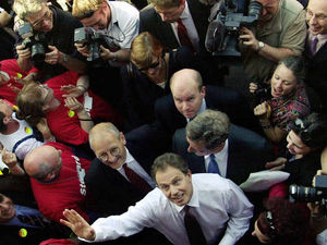 Supporting image for story: Flashback: Tony Blair storms to victory in 2001 General Election
