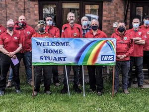 Supporting image for story: 'Thank you for saving my life': Telford man finally returns home after 178 days of Covid trauma